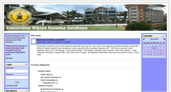 Desktop Screenshot of elearning.uwks.ac.id
