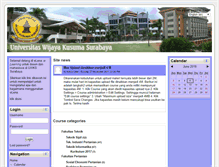 Tablet Screenshot of elearning.uwks.ac.id